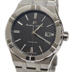 モーリス・ラクロア アイコン オートマティック デイト(AI6008-SS002-330-1)AIKON AUTOMATIC DATE 42mm ブラック文字盤