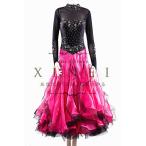 送料無料/社交ダンスドレスラテンド...