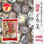 干し椎茸 国産 どんこ大 300g 大容量 原木栽培 西日本産