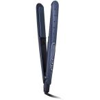 テスコム ヘアアイロン ストレートアイロン マイナスイオン 26mm 海外対応 温度調整/ロック/メモリー 自動OFF 開閉ロック ラク抜きプラグ セサミブラック