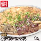 ショッピング国産 国産牛 ホルモンミックス タレ漬け 約1kg (約500g×2) 送料無料 牛肉