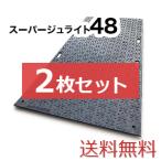 スーパージュライト48【2枚セット送料無料】（1,220×2,400mm）厚み17mm 樹脂製敷板 ◇個人配送不可◇沖縄・離島除く◇