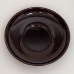 茶托 溜 4.0寸 12cm ダルマ型 越前漆器