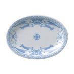 皿 餃子皿 青蘭 楕円皿 おしゃれ 中華食器 業務用 美濃焼 24a840-2