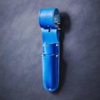 KNICKS ニックス KBL-112DX 電工ナイフ・カッターホルダー2段チェーン式 ブルー(青) ◆