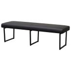 ダイニングベンチ　フォーゼ１４０　ＢＫ（ＰＶＣ） (配送員設置)