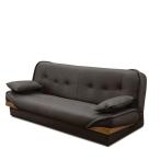 収納付ソファーベッド　ラッセルII(ダークブラウン)