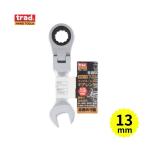 三共コーポレーション TRG-13SF 首振りギアコンビレンチ ショート 13mm ●