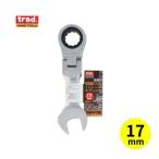 三共コーポレーション TRG-17SF 首振りギアコンビレンチ ショート 17mm ●