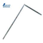 シンワ測定 10640 曲尺同厚 シルバー 50cm 表裏同目 名作 JIS ●