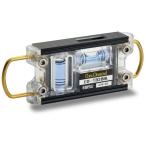 エビス ED-TB2BBL(ブラック＆ブルー)(120mm) 超強力磁石付トビ(鳶)レベル-2(水平器・ミニレベル) 足場組立用 ●