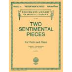 楽譜 輸入 バイオリンソロ 2つの感傷的な小品 （Violin ＆ Piano） Two Sentimental Pieces /Tchaikovsky / Rach ／ (株)テーヌ商会