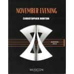 楽譜 輸入 マリンバソロ ノーベンバー・イブニング November Evening (Marimba Solo) (Musicon Publicati /Chris ／ (株)テーヌ商会