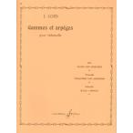 楽譜 輸入 チェロ 音階と分散和音 （Cello） Gammes et Arpeges /J. Loeb ／ (株)テーヌ商会