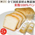 ショッピングパン 米粉パン グルテンフリー 2本セット ルミナール 食パン 米油 天然酵母 国産 ※アレルギー対応ではない