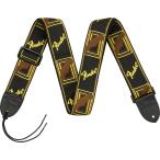 Fender フェンダー Monogrammed Straps 099-0681-000 ストラップ モノグラム Black/Yellow/Brown 0990681000