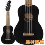 Fender крыло Venice Soprano Ukulele Black Walnut сопрано укулеле 