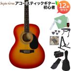 Sepia Crue sepia Crew FG-10 Cherry Sunburst ( Cherry солнечный Burst ) акустическая гитара начинающий 12 позиций комплект 