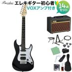 Bacchus Bacchus GS-Mini BLK электрогитара начинающий 14 позиций комплект VOX усилитель имеется Universe серии down размер Fender Stratocaster 