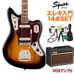 Squier by Fender Classic Vibe '70s Jaguar 3TS エレキギター 初心者セット〔VOXアンプ付き〕