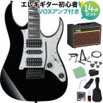 Ibanez アイバニーズ RGV250 BK ブラック 初心者14点セット VOXアンプ付き エレキギター ストラトキャスタータイプ RG Standard 島村楽器限定モデル