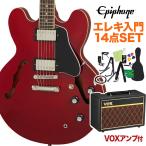 Epiphone エピフォン ES-335 CH エレキギター初心者14点セット VOXアンプ付き セミアコギター ES335