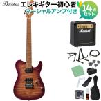 Bacchus Bacchus TAC24 FMH-RSM/M N-MGT-B электрогитара начинающий 14 позиций комплект ( Marshall усилитель имеется )tere Cath модель 