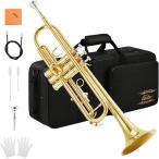 Eastar ETR-380 Gold Standard Trumpet Bb トランペット ゴールド 専用ケース/クリーニングキット付属