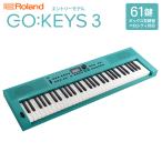 ショッピングターコイズ Roland ローランド GO:KEYS3 TQ ターコイズ ポータブルキーボード 61鍵盤 〔2024/04/26発売予定〕