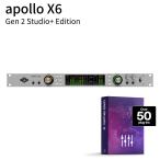 数量限定特価 製品登録でプラグインもらえる UNIVERSAL AUDIO ユニバーサルオーディオ Apollo x6 Gen2 Studio+ Edition オーディオインターフェイス