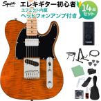 Squier by Fender Affinity Series Telecaster FMT SH Mocha начинающий комплект наушники усилитель есть f Ray m Maple 