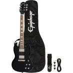 Epiphone Epiphone Power Players SG Dark Matter Ebony электрогитара темный mata- черное дерево 7/8 размер Mini гитара 