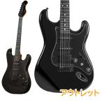 Eris. エリス Nestia all black エレキギター ストラトキャスタータイプ SSH コイルタップ搭載 ローステッドメイプルネック アウトレット