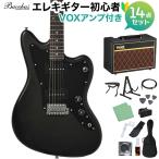 Bacchus バッカス BJM-5-RSM/R GM (Glossy Matte) エレキギター初心者14点セット VOXアンプ付き GM-BLK-MH ユニバースシリーズ 半艶仕上げ マッチングヘッド