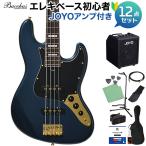Bacchus バッカス BJB-1-RSM/R-LX DLPB ベース初心者12点セット 多機能アンプ付 Universe Series Luxe Edition ユニバースシリーズ リュクス