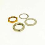SCUD スカッド EXNUT-YMTN ニッケル ナットセット トグルスイッチ用 ミリサイズ