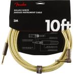 Fender フェンダー Deluxe Tweed Cable 10ft シールド 約3m ストレート-L ツイード