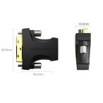 VENTION Ben shonHDMI Female to DVI (24+1) Male Adapter Black HDMI кабель AI-2120