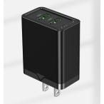 VENTION Ben shonTwo-Port USB(A+A) Wall Charger (18W/18W) JP-Plug Black FB-8494