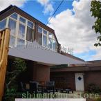 日よけシェード庭窓大きいサンシェード日よけスクリーンオーニングUVカット目隠し雨よけクールシェードバルコニーシェード3×4M矩形防水風対策