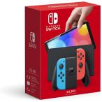 【新品】【店舗印なし】Nintendo Switch(有機ELモデル) Joy-Con(L) ネオンブルー/(R) ネオンレッド