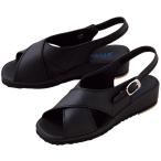  Cross сандалии 750 / 23.5cm черный обе пара ( Fuji резина медсестра )