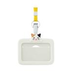 SMART FIT PuniLabo( Smart Fit p чесночный лук bo) ID карта держатель / A7804-7mike кошка (LIHITLAB(lihi тигр b))