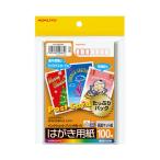 コクヨ KOKUYO インクジェットプリンタ用はがき用紙 両面印刷用マット紙 100枚入 白 KJ-2635N