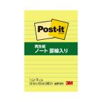 スリーエム ジャパン 再生紙ノート罫線入り 150x100mm イエロー 660RP-50YN