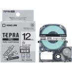 キングジム テプラＰＲＯテープ強粘着ＳＳ１２ＫＷ　白／黒字　１２ｍｍ ＳＳ１２ＫＷ