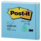 スリーエム　ジャパン Ｐｏｓｔ−ｉｔ　再生紙ノート　６５４ＲＰ−ＢＮ　ブルー ６５４ＲＰ−ＢＮ