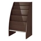 ●ＴＯＫＩＯ 雑誌ラック　ダークブラウン MA-21NDB ●お得な5パックセット