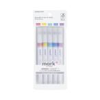 ショッピングコクヨ コクヨ KOKUYO 2ウェイカラーマーカー＜マークタス＞ （5本セット） PM-MT200-5S ★ネコポス