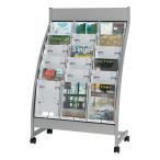 ◎エヌケイ パンフレットスタンド PSL-C306-W 3列6段 ◆代引き不可・時間指定不可(平日9-17時配送のみ)◆　●お得な10パックセット